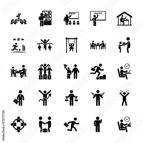 Set Of Business Pictograms