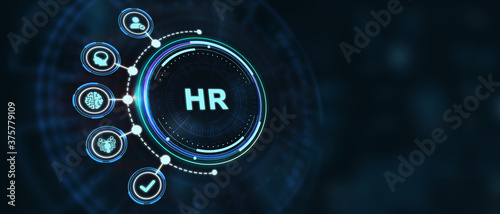 Business, Technology, Internet and network concept. Human Resources HR management concept. photo