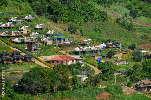 Tourism and accommodation at the foot of the mountain