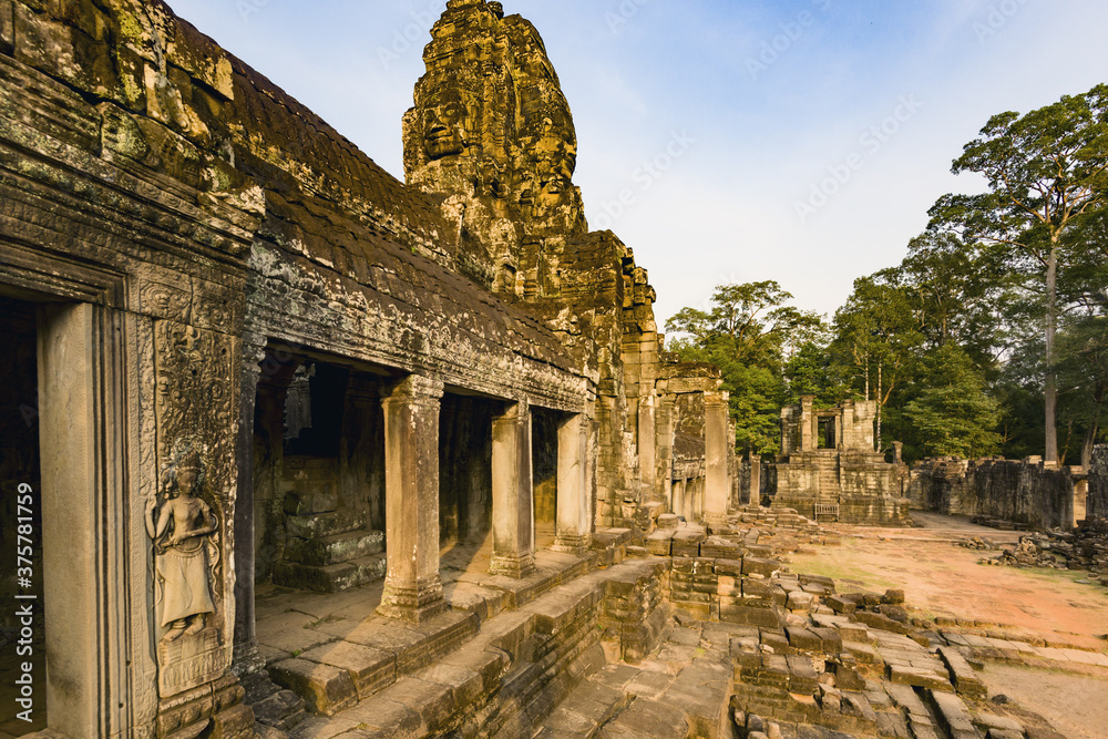 Fototapeta premium Świątynia Bayon, Angkor, Kambodża