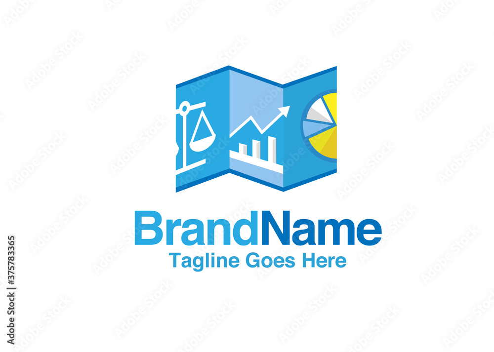 Fototapeta premium simple design of business and legal form illustration