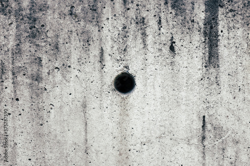Detail of dirty concrete wall