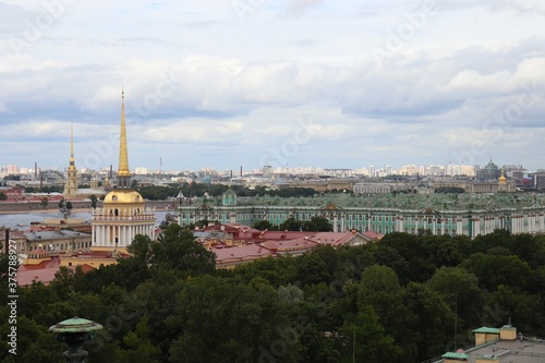 Saint Petersburg view of the city from above from the colonade of St. Isaac s Cathedral