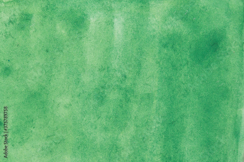 Green abstract colorful aquarel watercolor background.