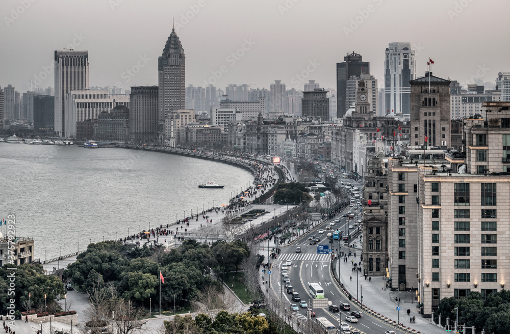 the bund,shanghai,china the bund,shanghai,china