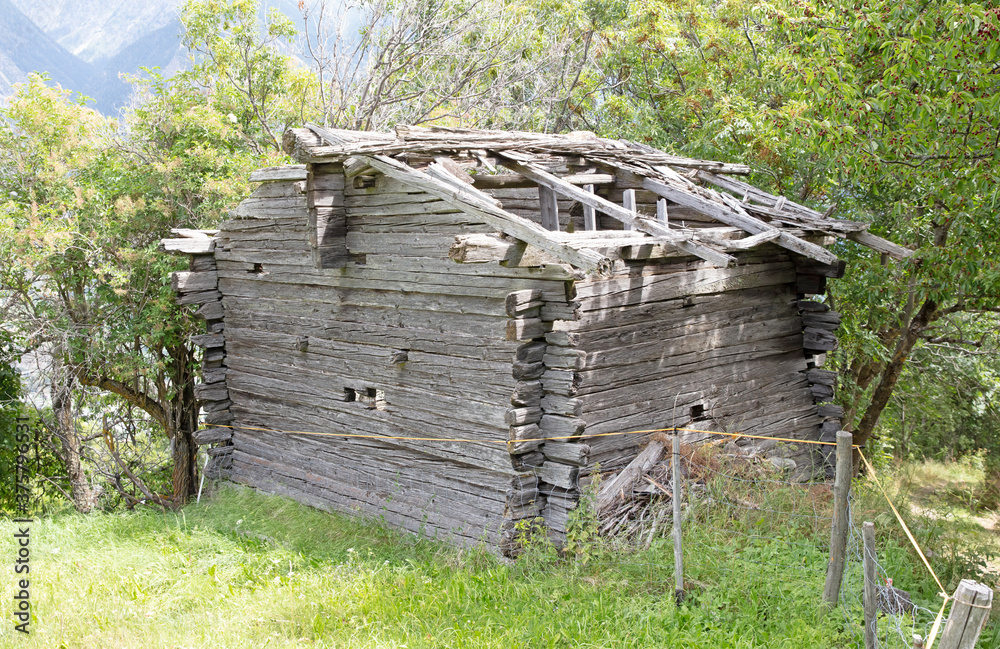 Very old cabin in Switzerland