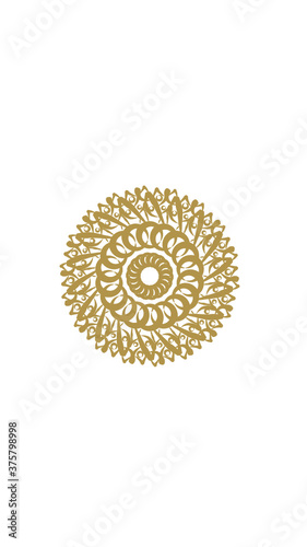 sunflower mandala  very suitable for wall furniture  decoration and others