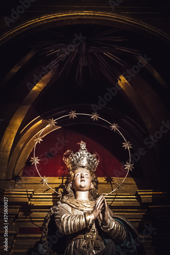 Statue on a church