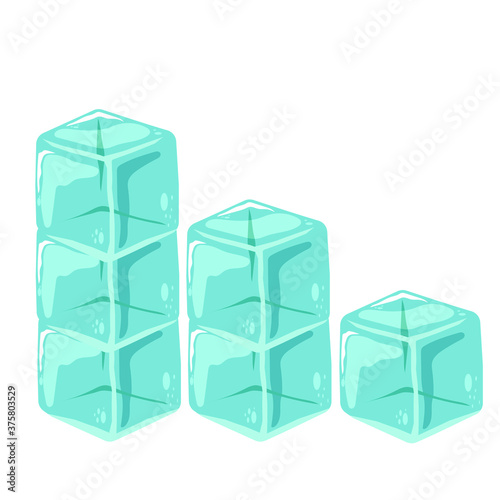 Ice Cube Vector Design