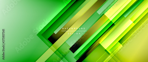 Dynamic lines on fluid color gradient. Trendy geometric abstract background for your text, logo or graphics