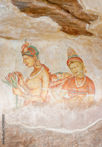 Fresco on the wall photo