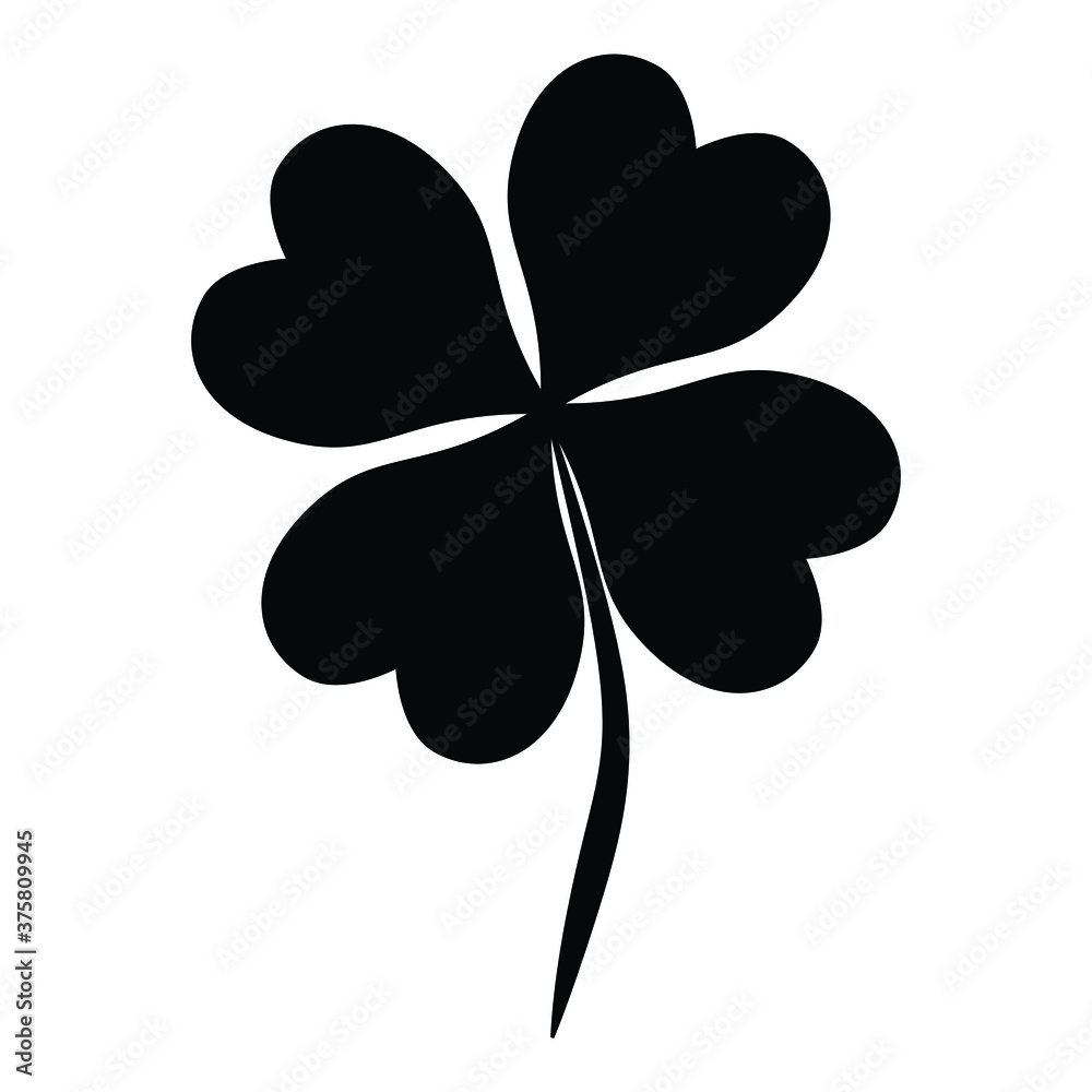 Four leaf clover icon, vector illustration Four leaf clover icon, vector illustration
