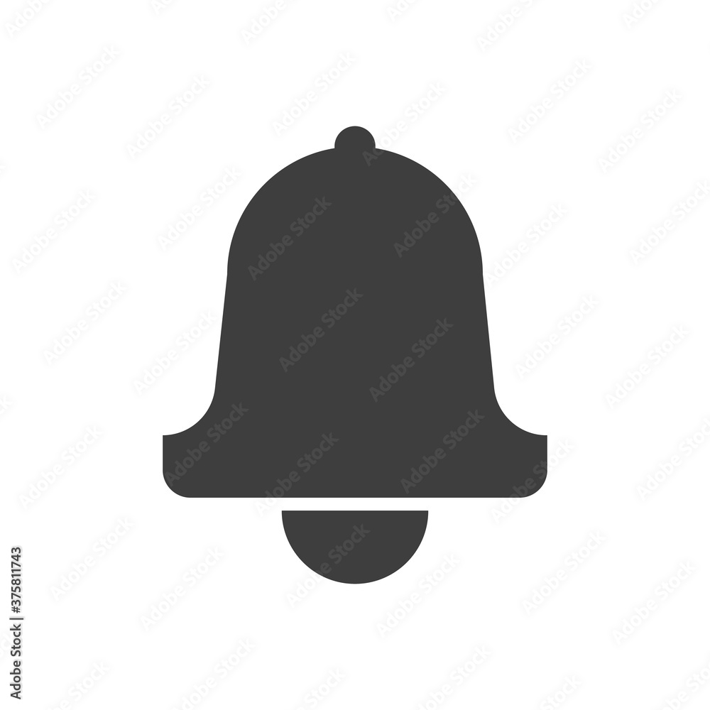bell icon on white background. EPS10 Vector bell icon on white background. EPS10 Vector
