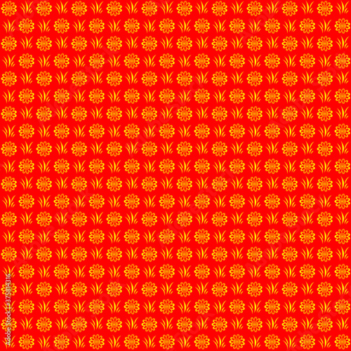 seamless pattern with colorful designs photo