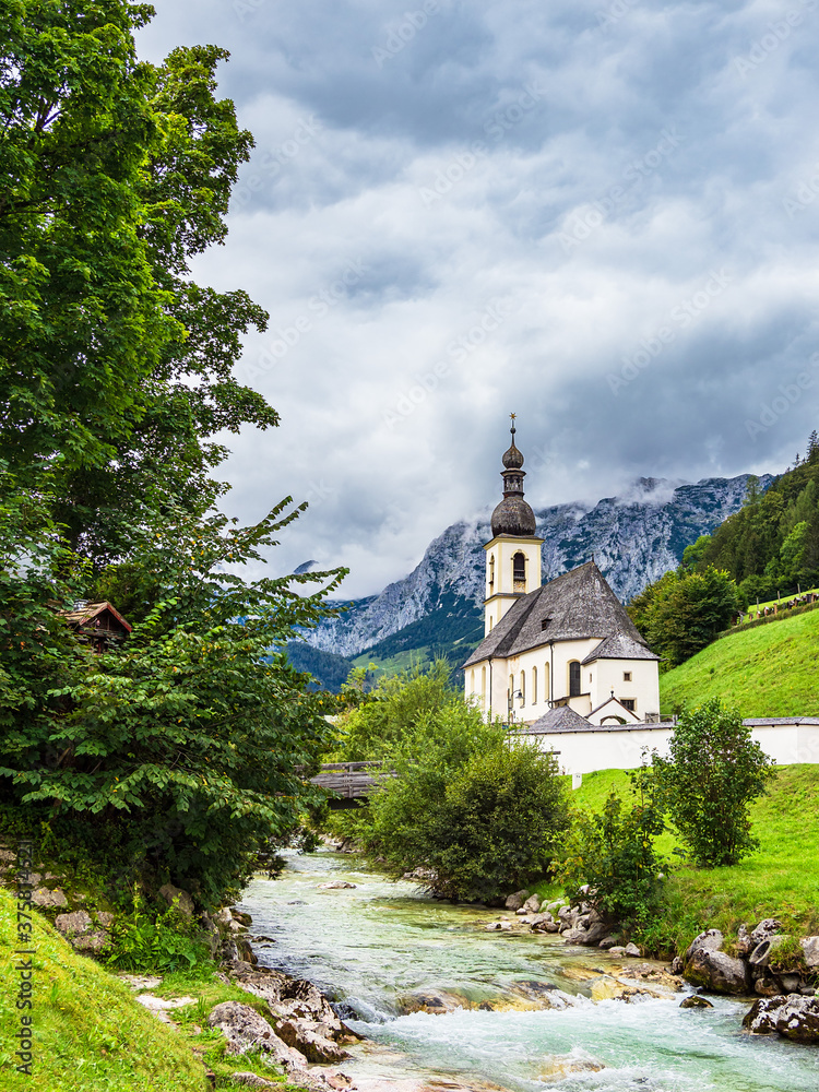 Pfarrkirche Sankt Sebastian in Ramsau im Berchtesgadener Land Pfarrkirche Sankt Sebastian in Ramsau im Berchtesgadener Land