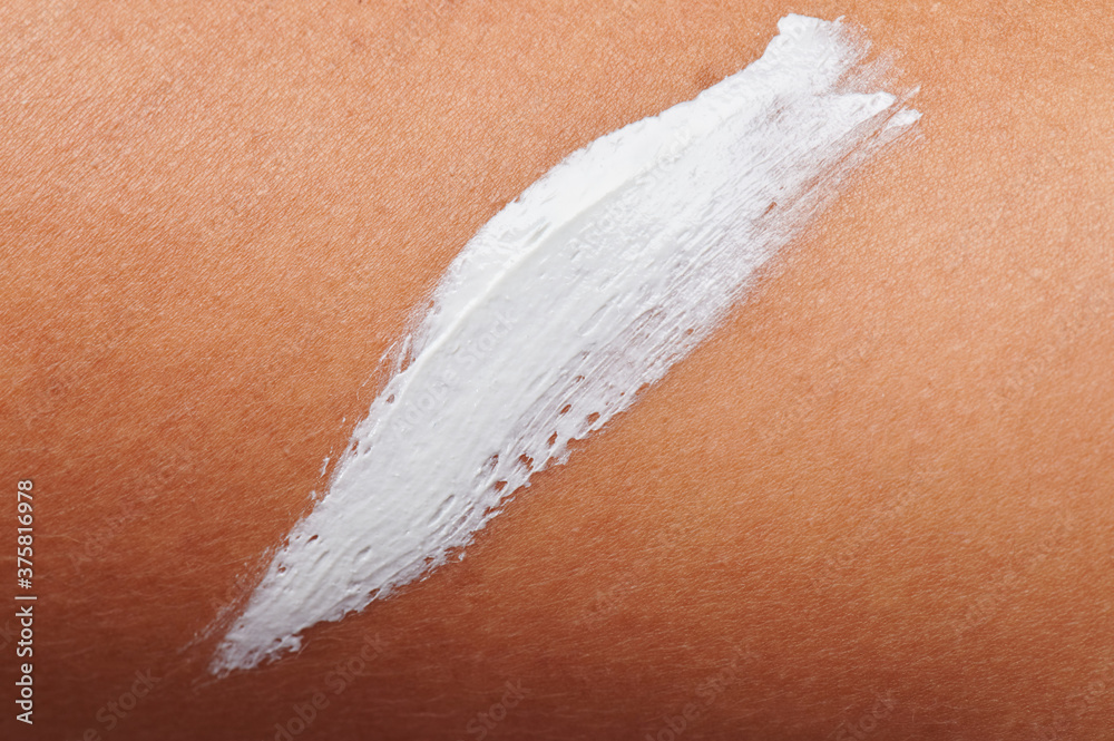 Fototapeta premium White skin face cream