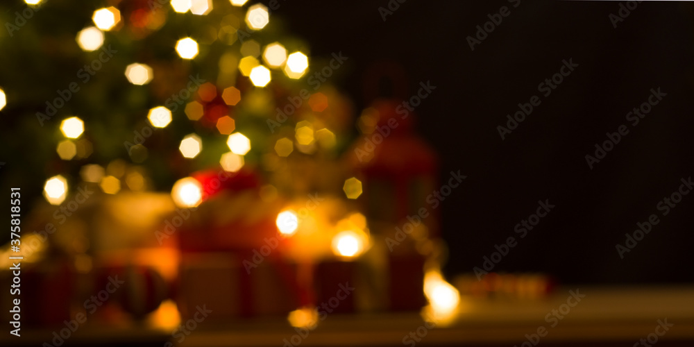 Blurred background. Christmas and New Year holidays background .