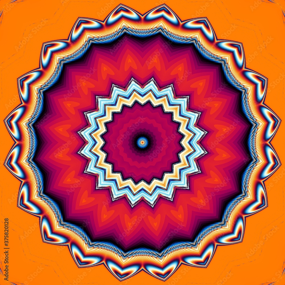 Abstract fractal pattern. Abstract fractal pattern.