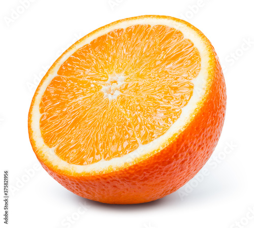 Fotografie Orange half isolated
