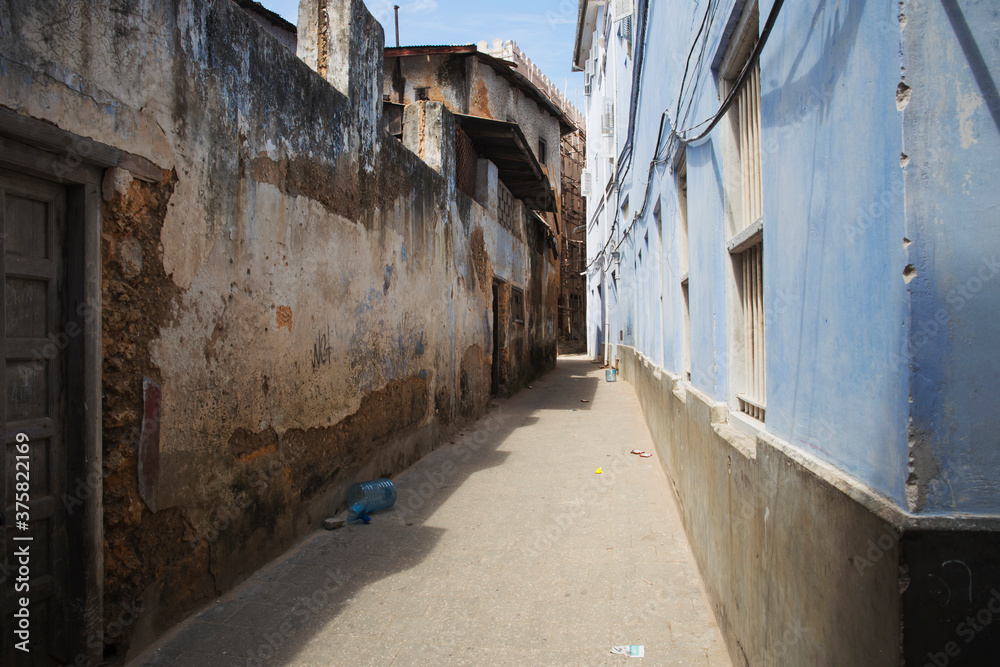 Streets of Stone Town,Zanzibar,Tanzania