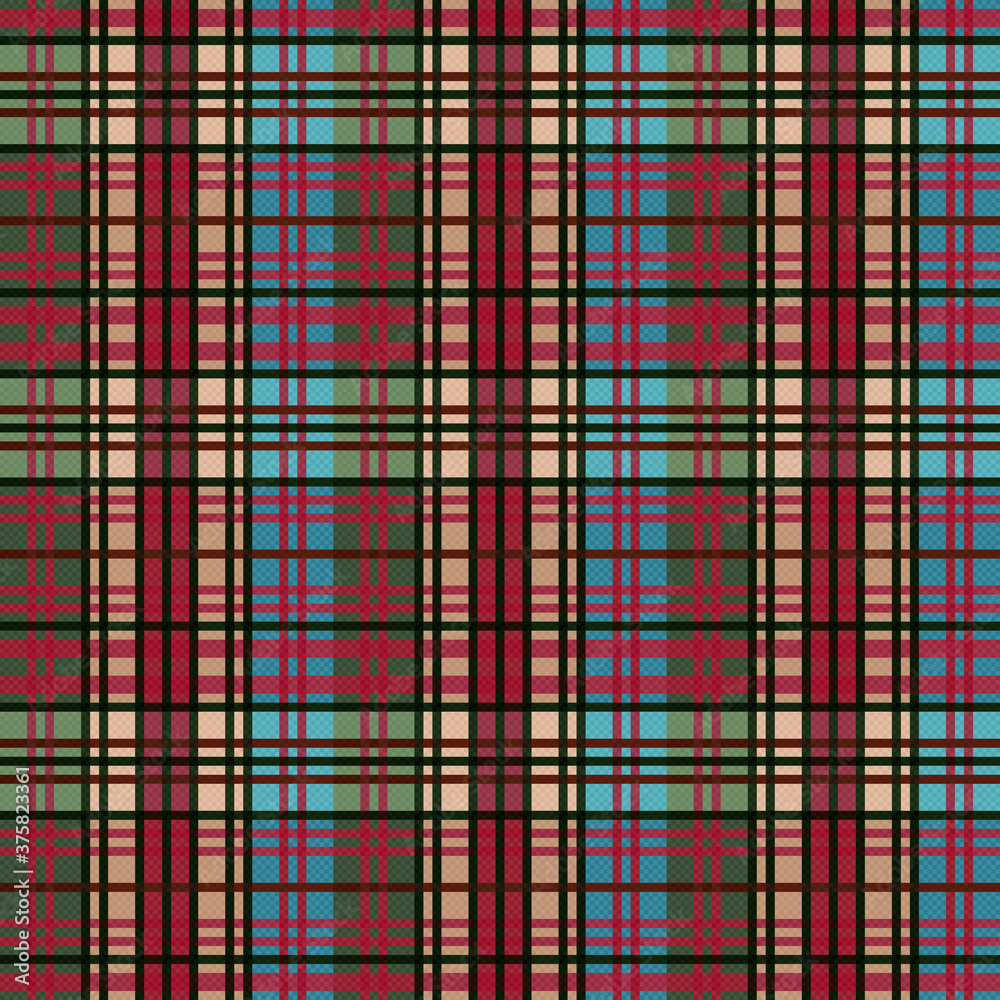 Rectangular seamless pattern in multicolor hues Rectangular seamless pattern in multicolor hues