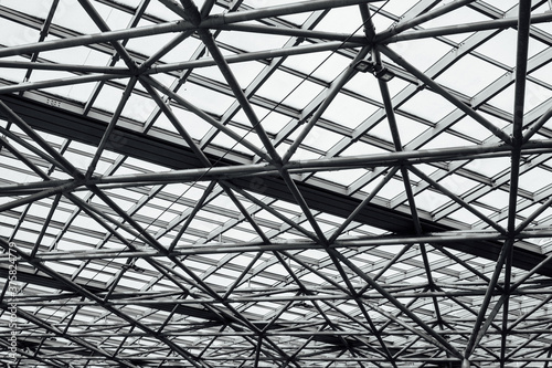 Steel joist, chaotic roof construction