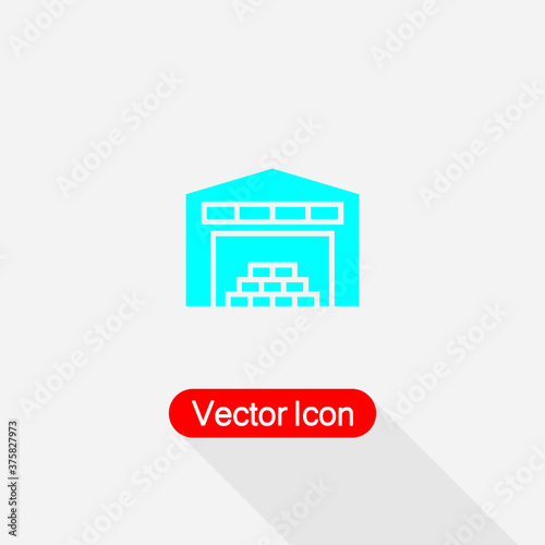 Warehouse Icon Vector Illustration Eps10