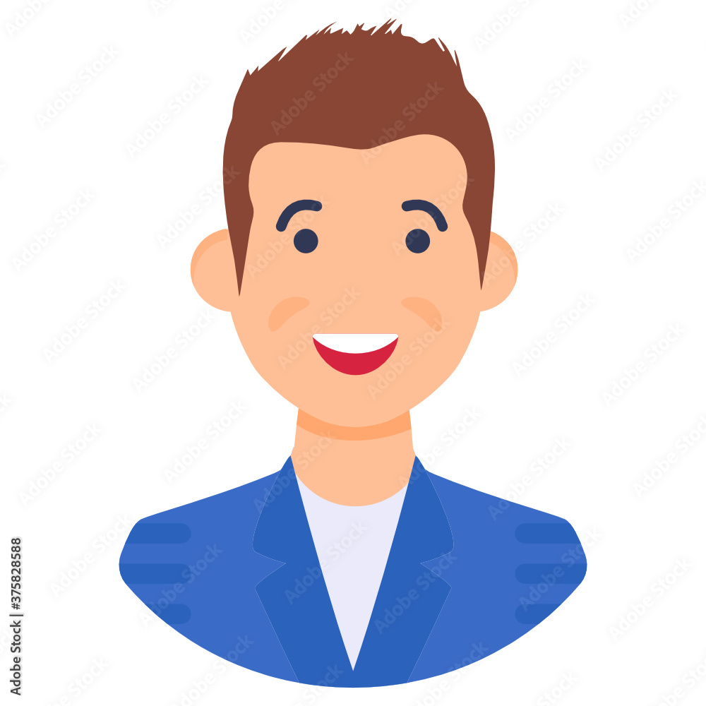 
Auditor icon design, vector of male professional 
