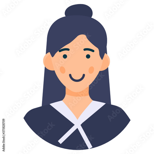 
A person who practises or studies law, lawyer in flat style 
