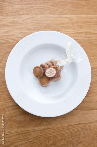 cookie on plate