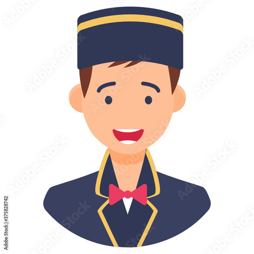 
Caretaker or doorkeeper of a building, concierge 
