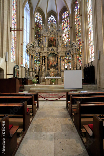 Der Dom zu Erfurt . Thüringen, Deutschland, Europa