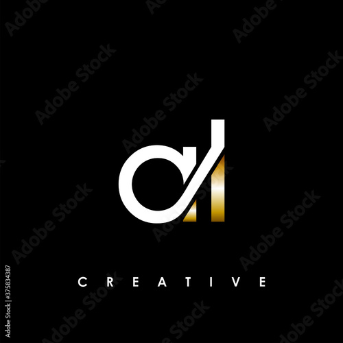 AL Letter Initial Logo Design Template Vector Illustration
