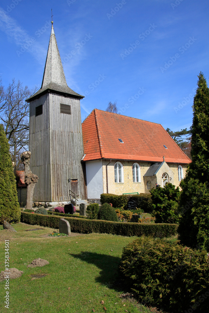 Die Seemannskirche in Arnis in Schleswig-Holstein, Deutschland, Europa
