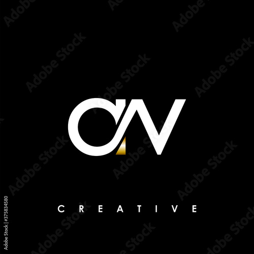 AV Letter Initial Logo Design Template Vector Illustration