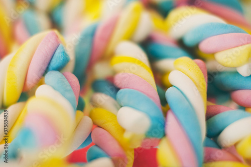 Colourful sugar candy background.