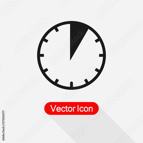 5 Minutes Icon Vector Illustration Eps10