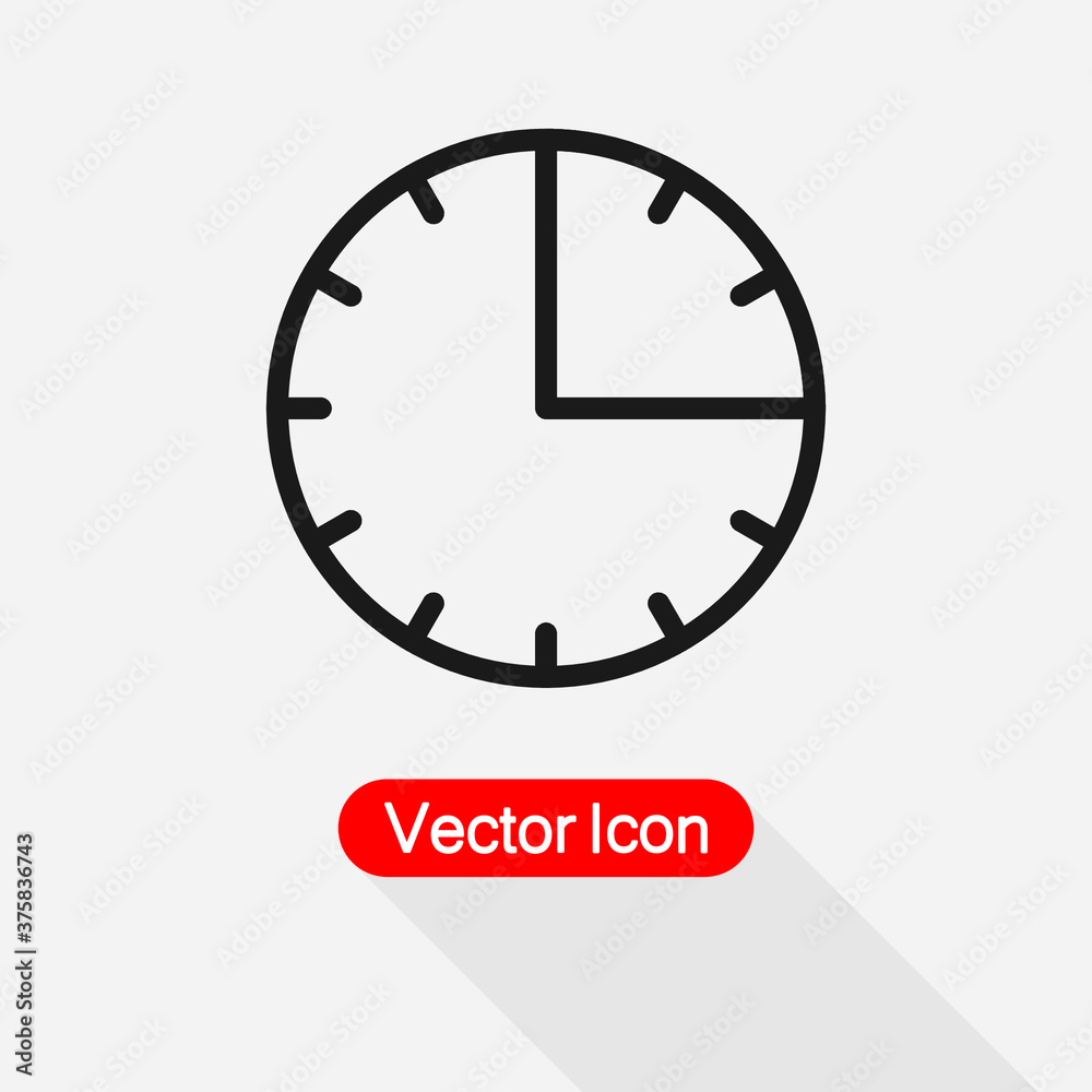 15 Minutes Icon Vector Illustration Eps10 15 Minutes Icon Vector Illustration Eps10