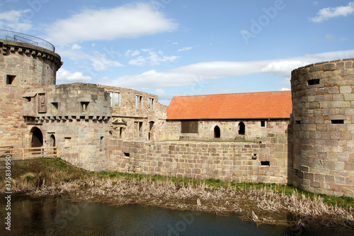 Die Wasserburg in Friedewald. Hessen  Deutschland  Europa