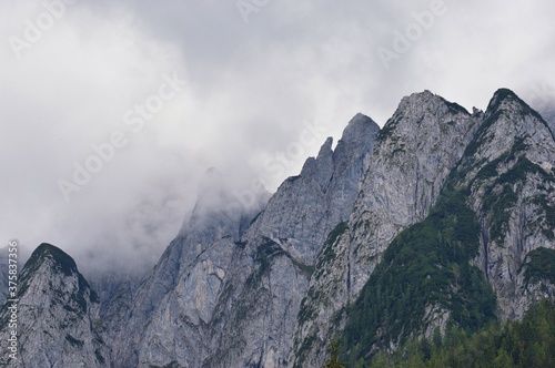 Rocky peaks of mountains in Alps, Austria © Jakub