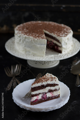 Black forest cake photo