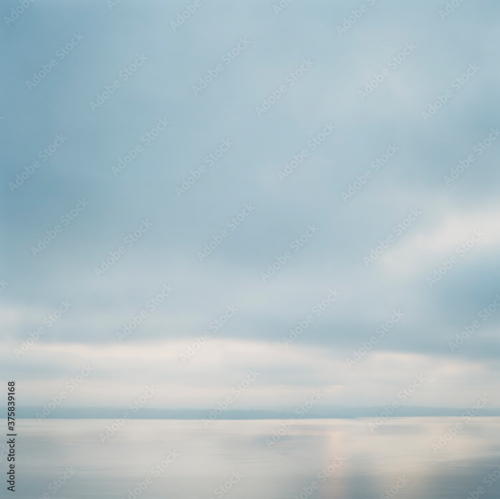 Ocean and lifting fog Ocean and lifting fog