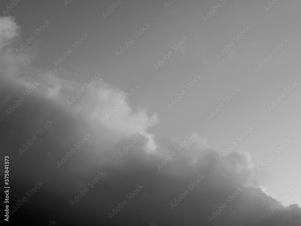 Cloud cord with black base and various density textures plus various intensity of sunlight Cloud cord with black base and various density textures plus various intensity of sunlight