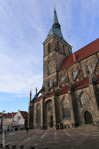 Die St. Andreas Kirche in Hildesheim. Hildesheim, Niedersachsen, Deutschland, Europa