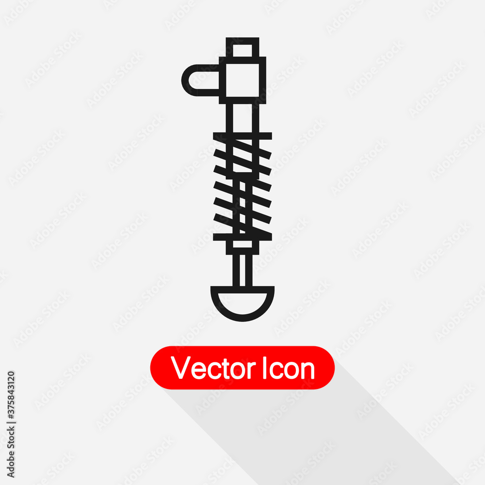 Car Suspension Icon Vector Illustration Eps10 Car Suspension Icon Vector Illustration Eps10