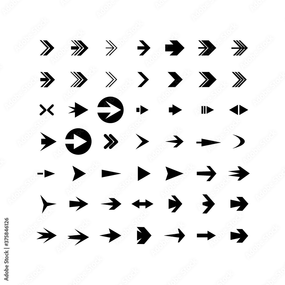 set of arrows set of arrows