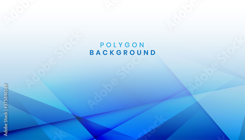abstract modern blue polygon shape background