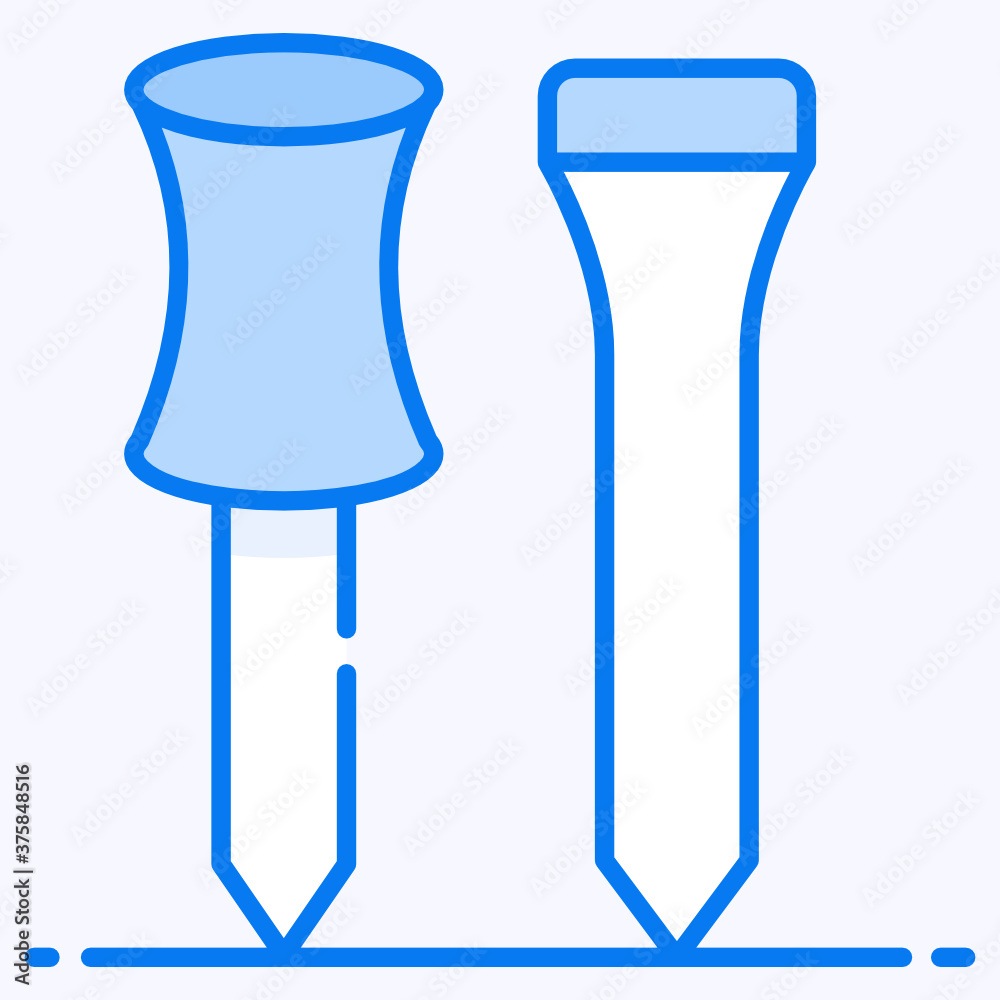 A golf tee icon in editable design
A golf tee icon in editable design