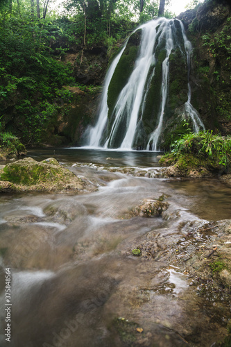 Beautiful waterfall in the forest near village Donji Taor  near city of Valjevo in Western Serbia