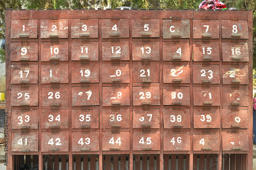 Wooden locker